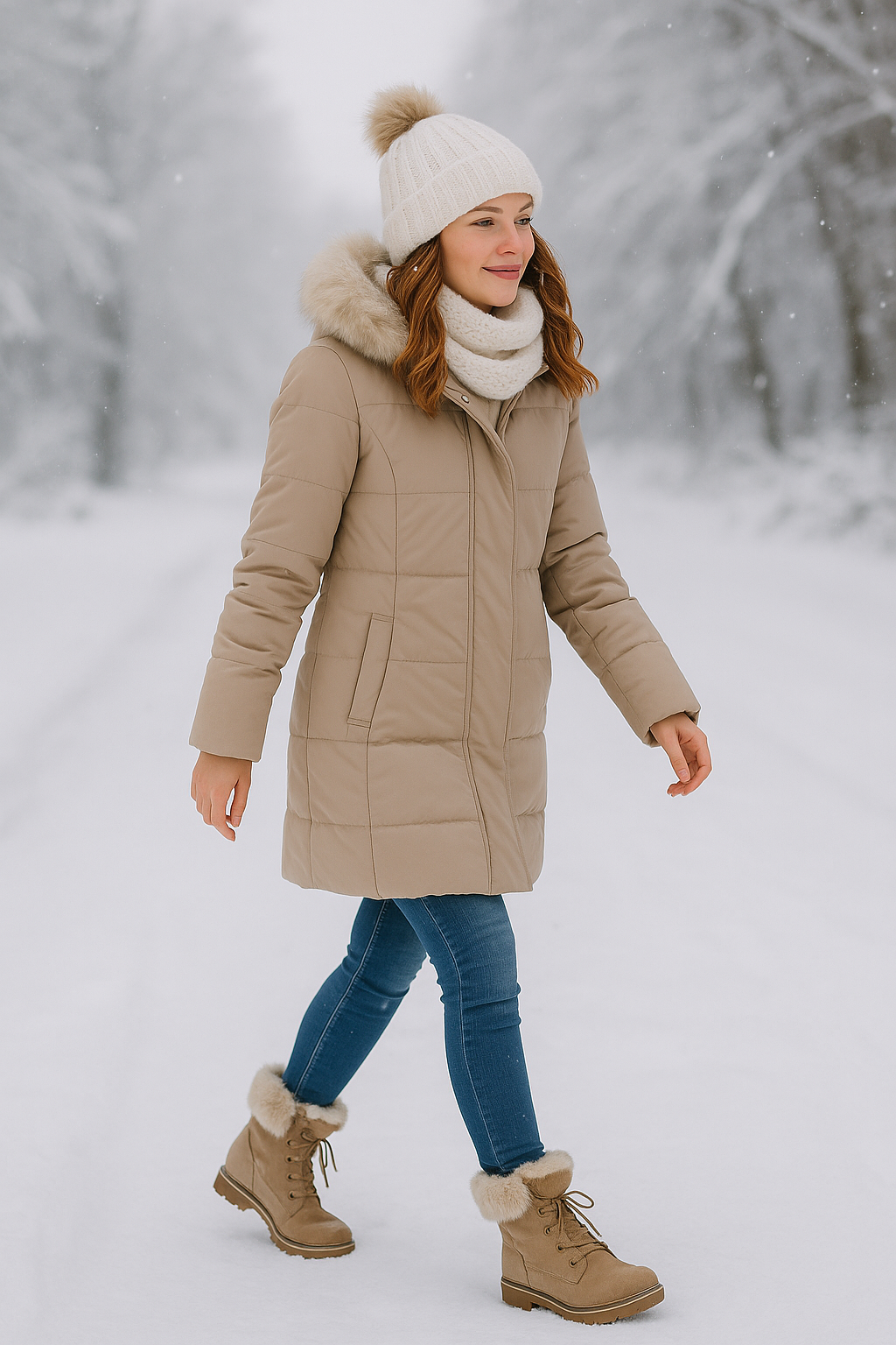 Manfield - Dames - Zwarte snowboots van leer en suède - Maat 36 | bol