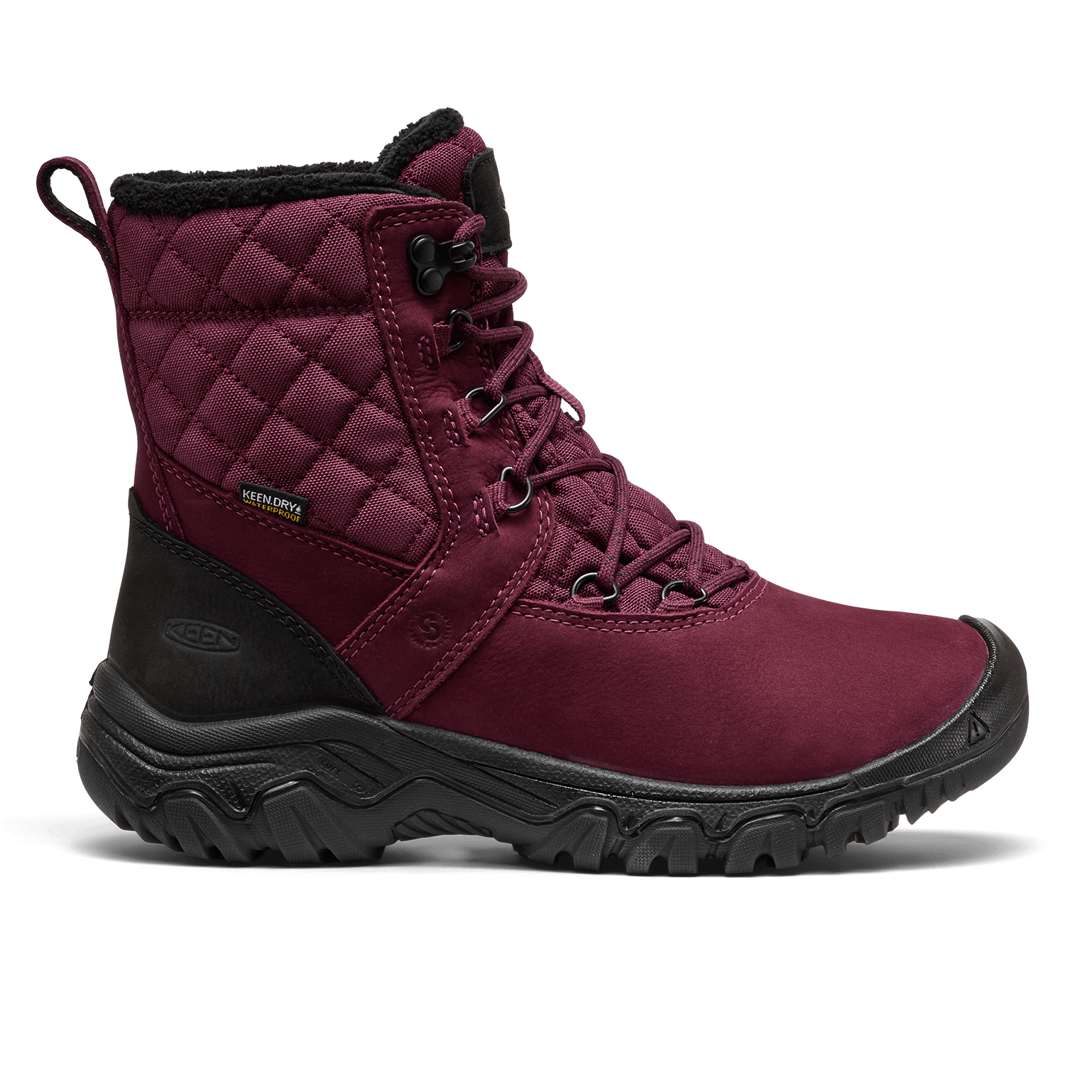 KEEN Boots Dames – Greta II Bordeaux – Maat 39 – afbeelding 2