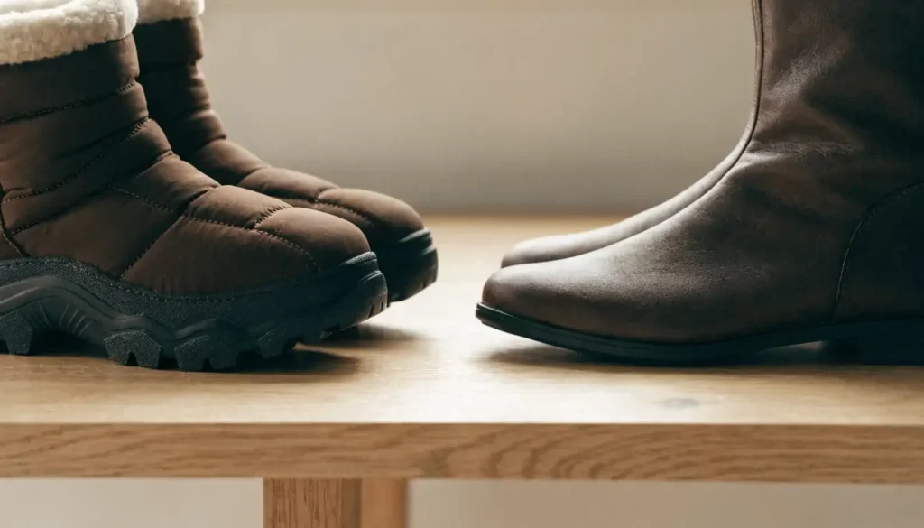 Snowboots vs winterlaarzen: wat is het verschil?